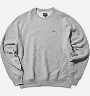 NOAH グレー スウェット M Noah Mens Light Gray Classic Cotton Crewneck Sweatshirt sz M
