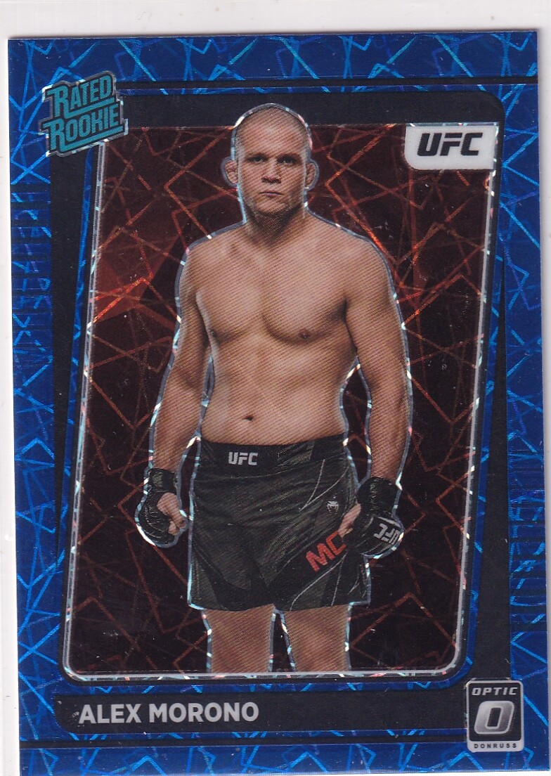 2022 Donruss Optic UFC #104 Alex Morono Blue Velocity