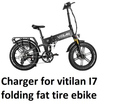  ac power supply battery Charger For Vitilan I7 folding fat tire ebike
