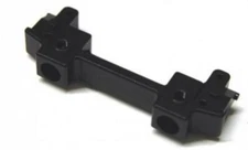 STRC STA31392BK Aluminum Front Bumper Mount/Chassis Brace Black Axial SCX10 II