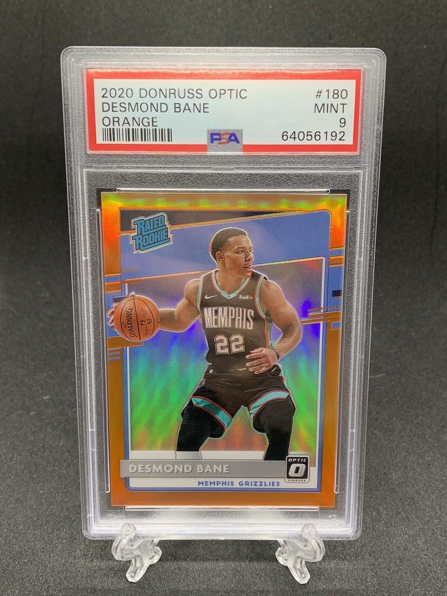 Desmond Bane 2020 Donruss Optic Orange Prizm RC Rookie 096