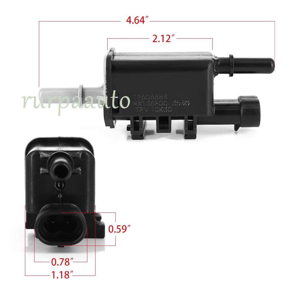 EVAP Emisson Vapor Canister Purge Valve Solenoid 12597567 For GM Chevy