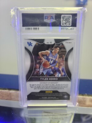2019-20 Panini Prizm Draft Picks - Tyler Herro #15 Pink Pulsar