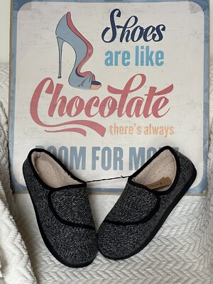 Longbay Memory Foam Diabetic Slippers Comfy Fleece Arthritis Edema Men's  Size 12 - Main Image