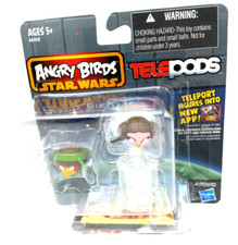 Angry Birds Star Wars Telepods Luke Skywalker Endor Gear Bird Princess Leia Bird