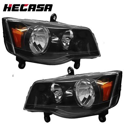For 2011-2018 Dodge Grand Caravan/2008-2016 Chrysler Town & Country Headlights
