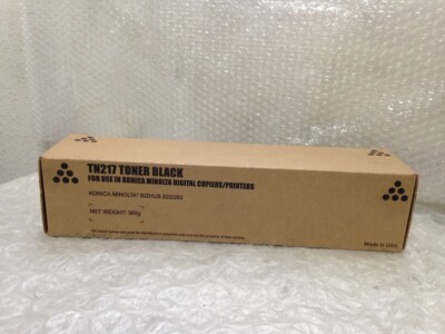 Konica Minolta TN217 Black Toner Cartridge  