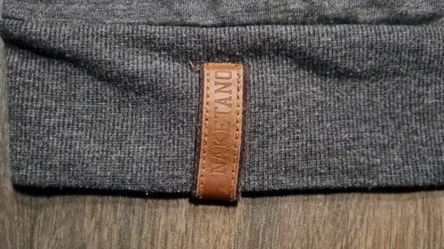 Naketano Pullover Damen Gr.L Grau mit goldenen Dots - Bild 3 von 4