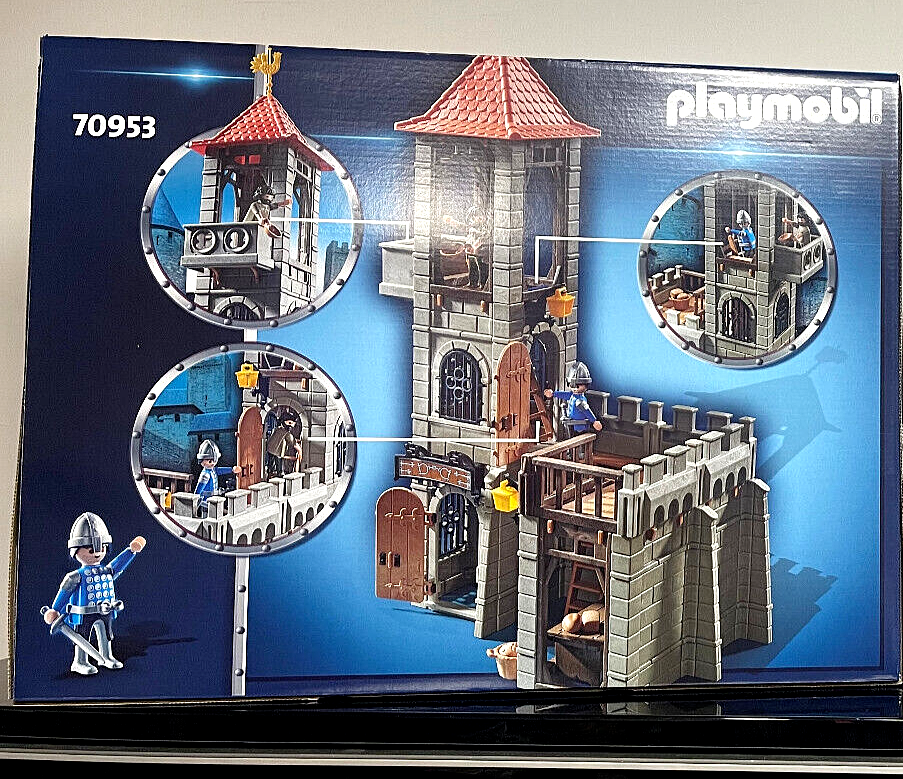 PLAYMOBIL 3445 PRISON TOUR DU GUET CHATEAU BALCON MOYEN AGE