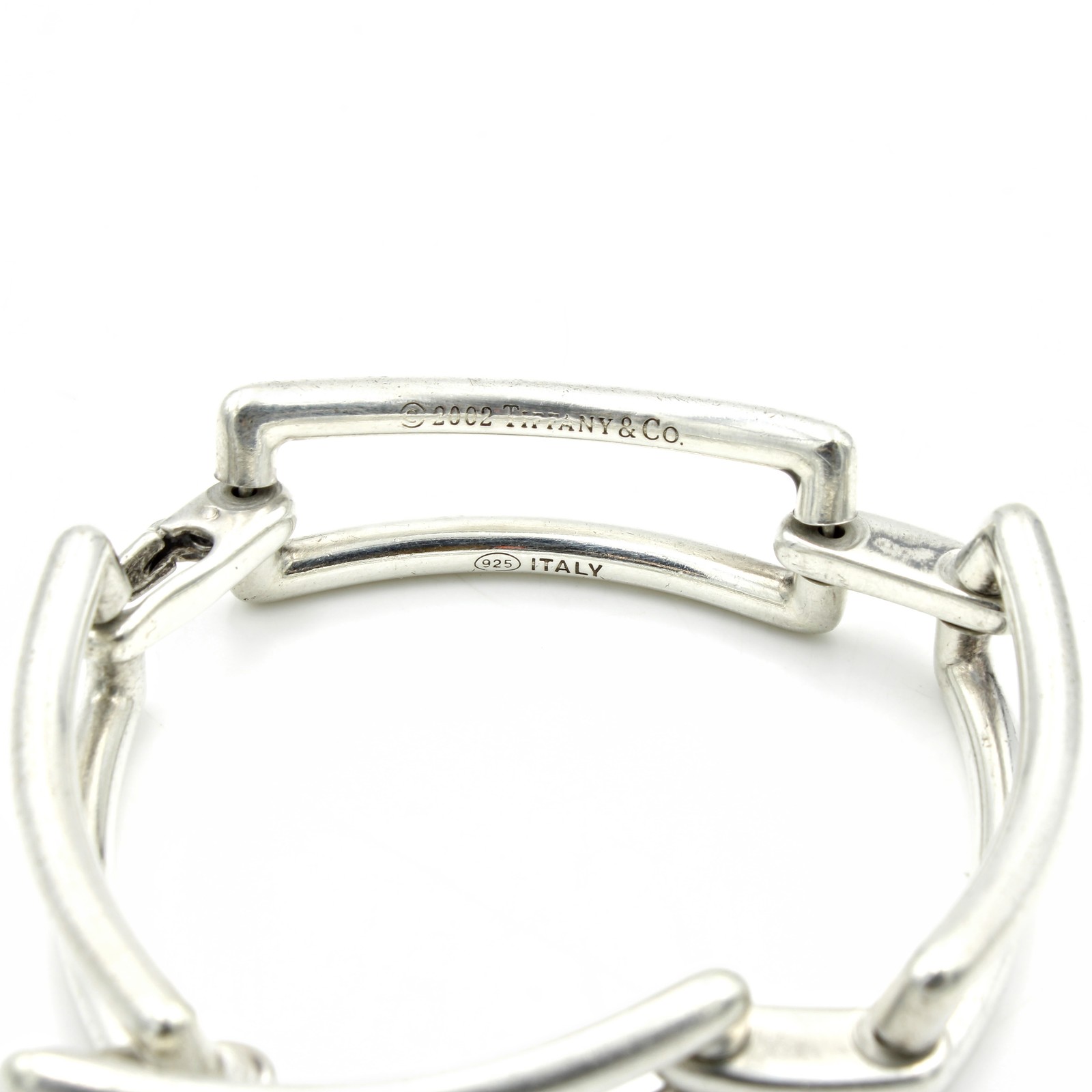 Tiffany & Co Sterling 2002 Rectangular Link 7.5in… - image 3