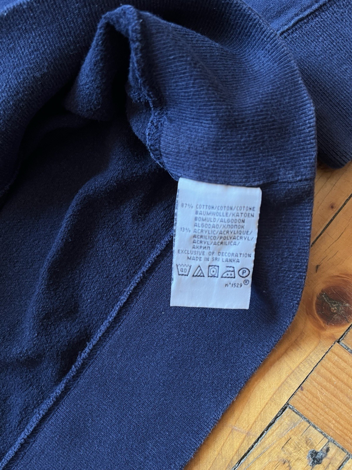Polo Ralph Lauren vintage pony blu felpa con bottoni taglia L