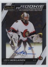 2024 O-Pee-Chee Platinum 2023-24 Update Rookie Leevi Merilainen #R-LM Auto 0bk3