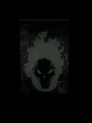 Ghost Rider #15 Gold Second Printing (Marvel Comics July 1991) Glows In Dark !!
