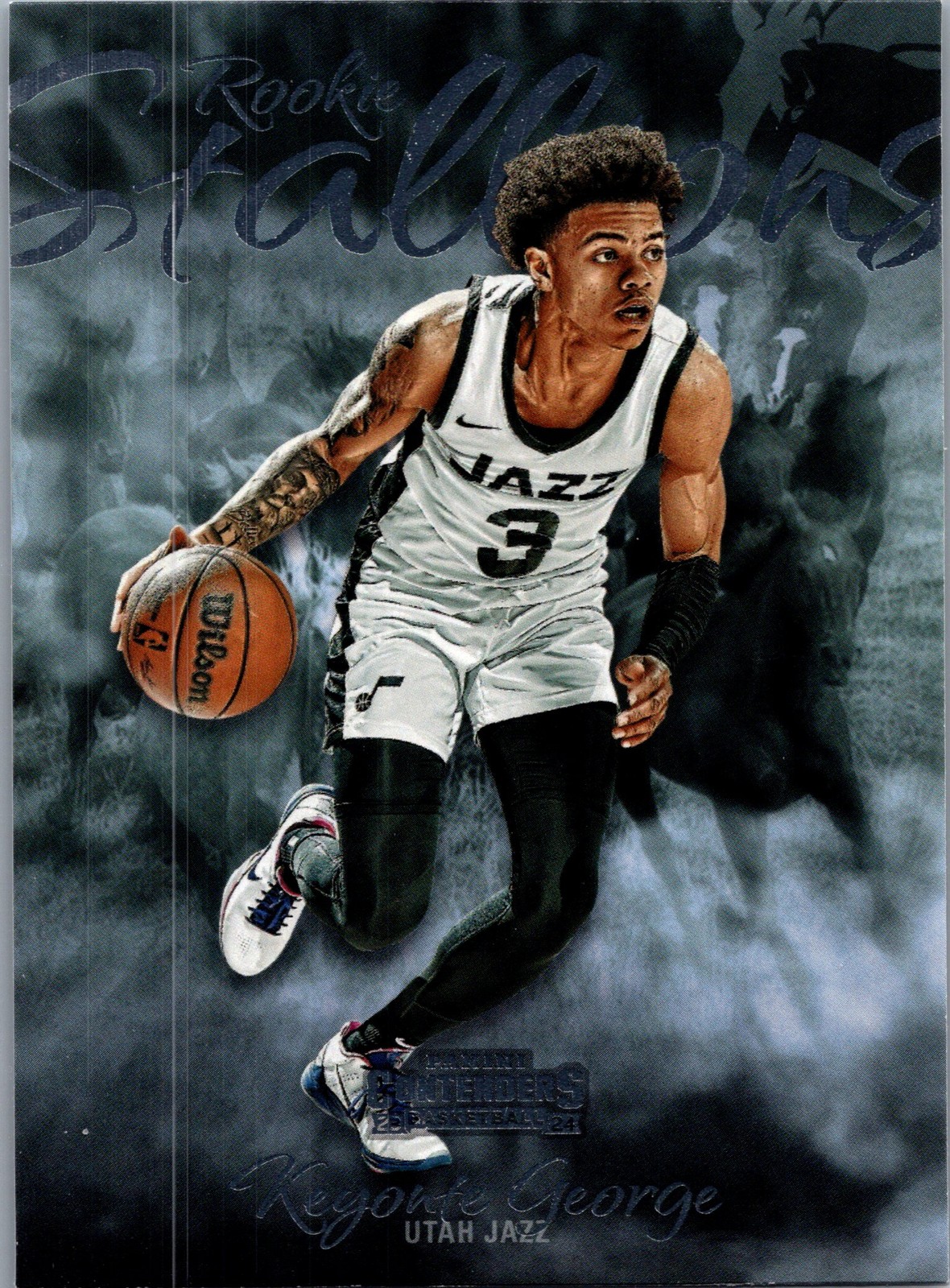 2023-24 Panini Contenders #18 Keyonte George Rookie Stallions