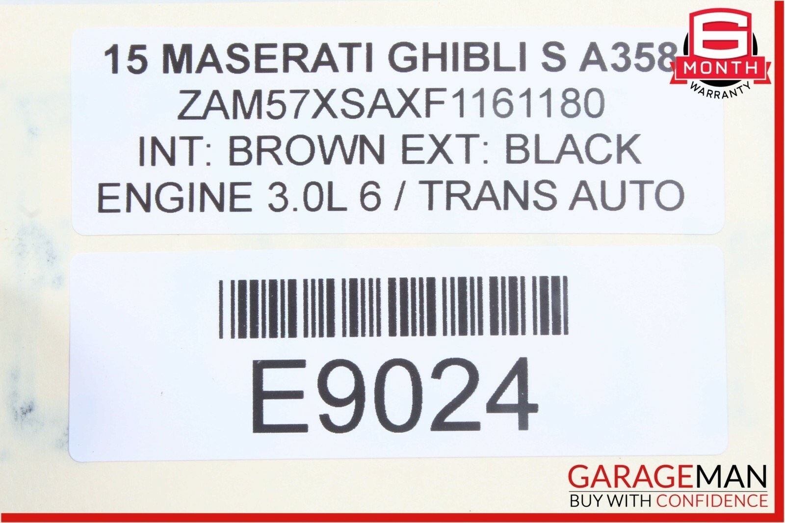 Maserati Ghibli 2014-2017 Rear Left Exhaust tailpipes Set