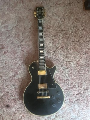 1979 Gibson Les Paul Custom Black Beauty Guitar W/ Original Hard Case