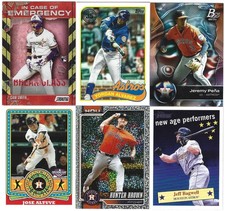 (32) Houston Astros Team Insert Card Lot with No Duplicates