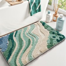 Lumi Beach Bathroom Rug Upgraded Non Slip Bath Mat Quick Dry Ultra Soft