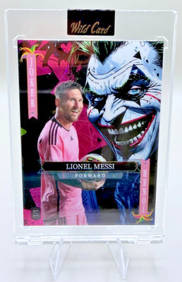 2025 Wild Card Jokers Wild Lionel Messi 1/1 Pink Ice Miami FC Argentina