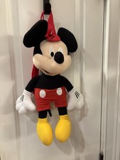 Mickey Mouse 14 Long Backpack With Small Zipper Pocket SKU TRSU
