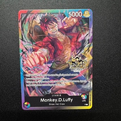 Monkey.D.Luffy Leader | 3rd Anniversary Tournament | Pack Fresh | eBay