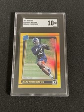 Dazz Newsome 2021 Donruss Premium Press Proof Rookie #320 SGC 10 Bears