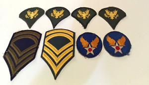 8 Vintage Military Patches Largest 4 3/4" Assorted Patch Lot Unused
