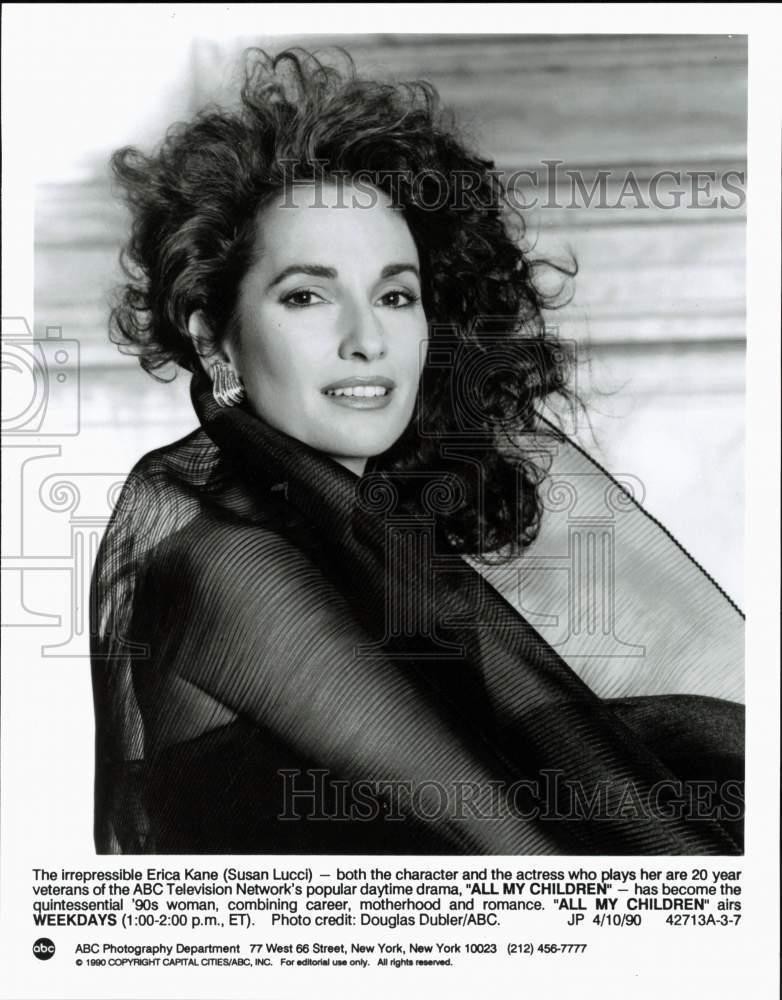 1990 Press Photo Actress Susan Lucci in 