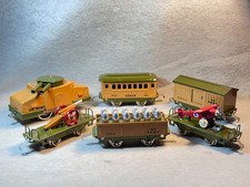 Lionel Armored Train Tth Rich-art Engine Box Car Coach 2 Flat Bed Ammo... Lionel Armored Train Tth Rich-art Engine Box Car Coach 2 Flat Bed Ammo...