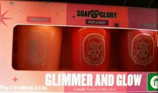 Soap & Glory Glimmer & Glow Trio Kerzenset Br...