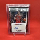 2023-24 Panini NBA Hoops - Great Significance Ayo Dosunmu #GS-AYO Auto