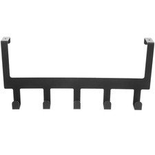  Bathroom Towel Holder Wall Mounted over The Door Rail Back of Rack Hat