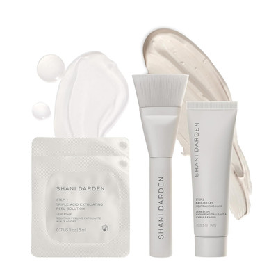SKIN CARE Triple Acid Peel, 2-Step Exfoliating Face Peel Treatment (2 Peels) wit