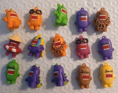DOMO Micro Figure NHK TYO 2010 China Nano 1'' Keychain Charm LOT of 15