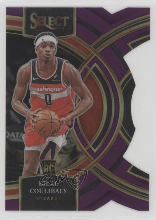 2023 Panini Select Purple Prizm Die-Cut 56/99 Bilal Coulibaly #131 Rookie RC 7rf