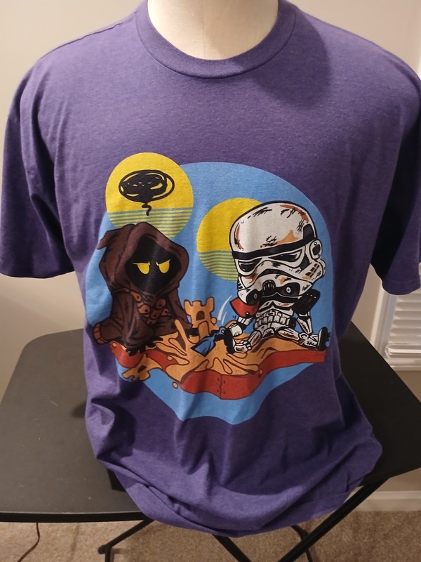 Star Wars purple size XL t shirt