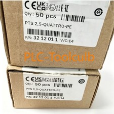 50PCS/box NEW Phoenix 3212011 Contact Grounding Terminal PTS 2,5-QUATTRO-PE