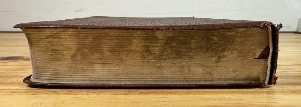 The New Chain Reference Bible (Thompson) KJV 1964 Brown Leather BB Kirkbridge Foto 4 de 4