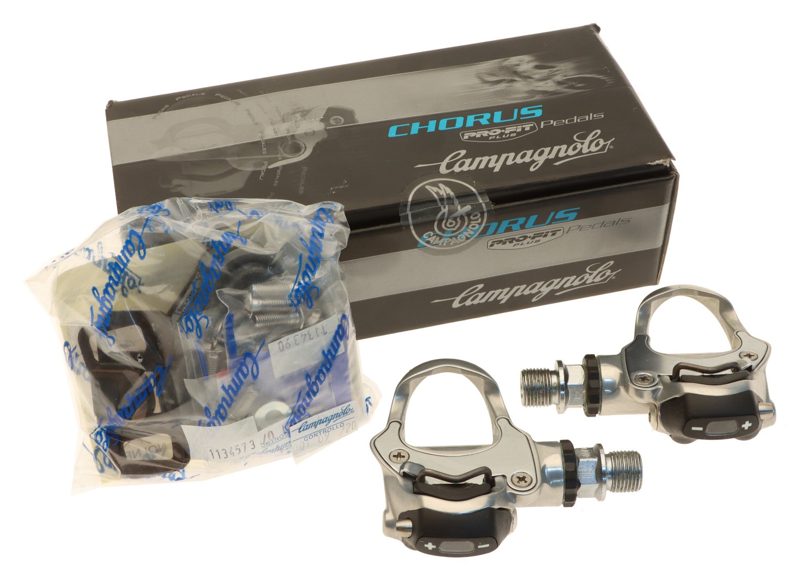 Campagnolo Chorus Pro-Fit Plus Clipless Road Pedals PD01-CH 2001 NOS NEW 48190₽