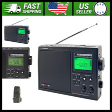 C. Crane Portable AM FM Weather 2-Meter Ham Radio Black