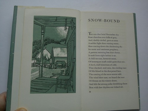 Schnee ~ gebunden von John Greenleaf Whittier, Abb. Aldren Watson mit Staubschutz 1965 - Bild 4 von 4