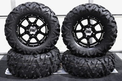 DEFENDER HD10 28'' BIGHORN 2.0 RADIAL ATV TIRE & 14'' COBRA BLK WHEEL KIT CAN1CA