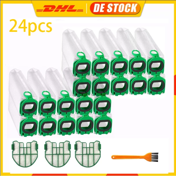 MARKENLOS 24x Staubsaugerbeutel für Staubsauger Vorwerk Kobold VB100 VB 100 FP100 FP 100