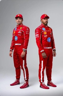 Go Kart Racing Suit Charles Leclerc HP Fan Edition Race Wear/Outfit + Free Gifts