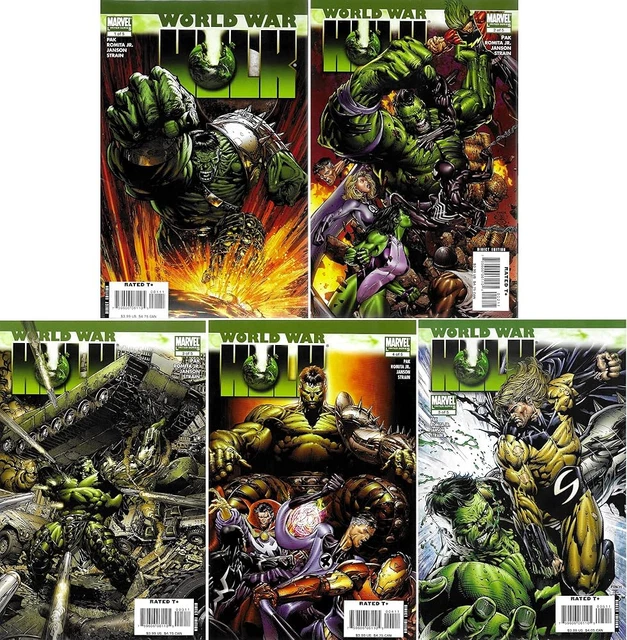 World War Hulk Complete Comic Set (1–5)