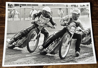 RYE HOUSE v EDINBURGH FREDDE SCHOTT JENS RASMUSSEN 7 x 5" SPEEDWAY PHOTO