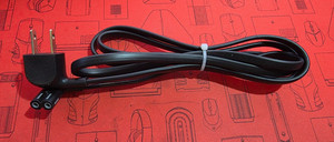 5' Samsung 3903-001117 TV Power Cord – C7 Figure-8 Angled Plug – Black