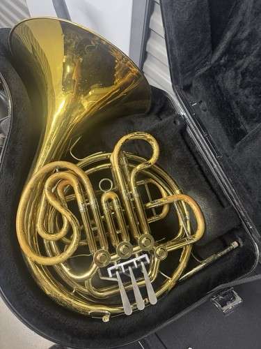 King 2278 Fidelio Double French Horn Serviced Plays Well