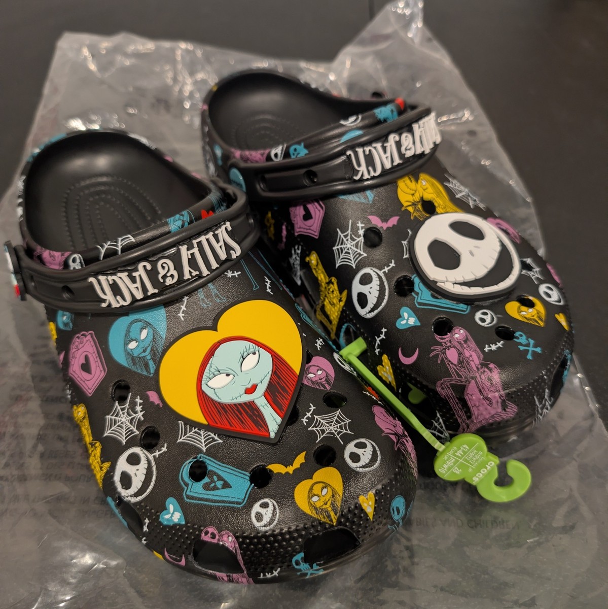 Crocs Jack Skellington Nightmare Before Christmas Classic Clogs Size M12 The Nightmare Before Christmas x Crocs Classic Clog - Black  main image 4