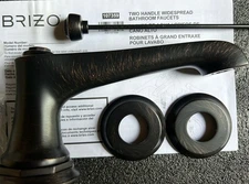 Brizo 65360LF-RBLHP Rook Bathroom Faucet - Less Handles, Venetian Bronze